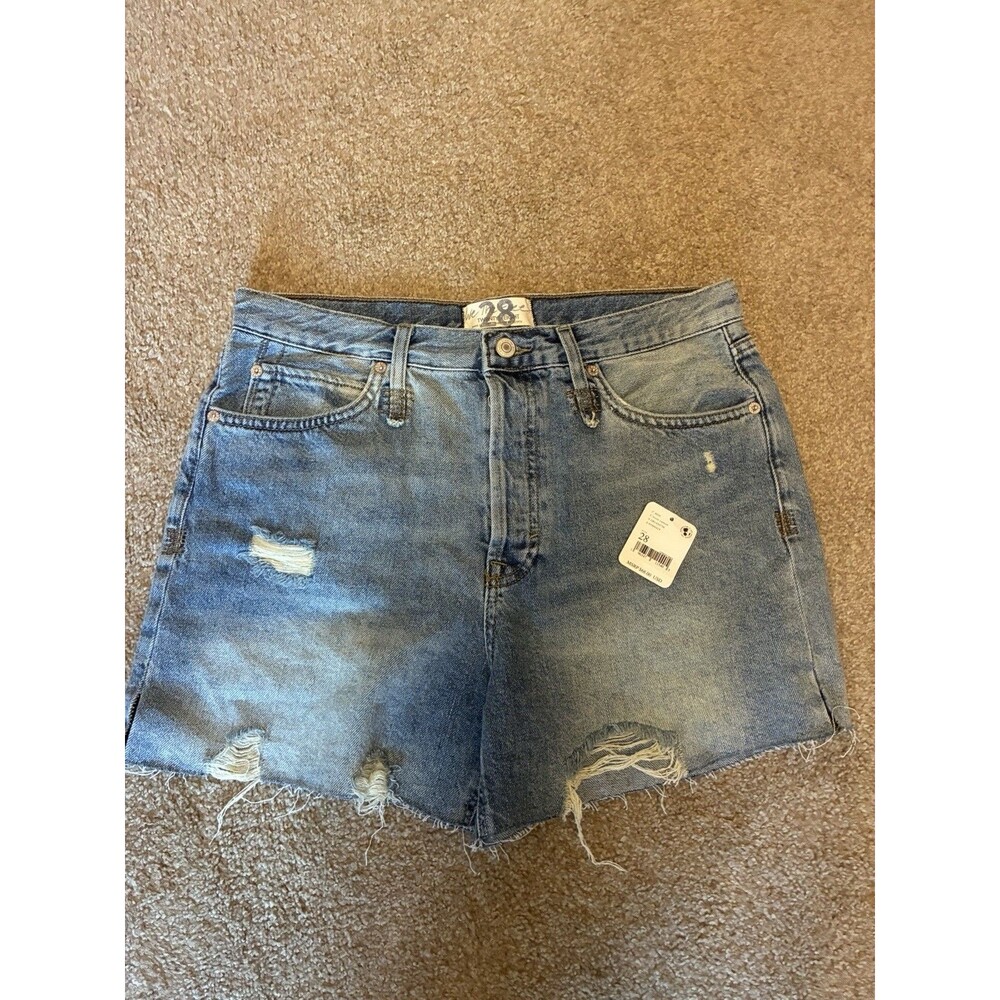 Free People We The Free Makai Shorts 28 Cut Off Loose Cannon Denim NWOT